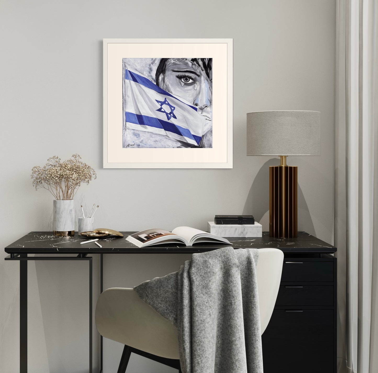 HATIKVAH, “THE HOPE” (Framed Print)