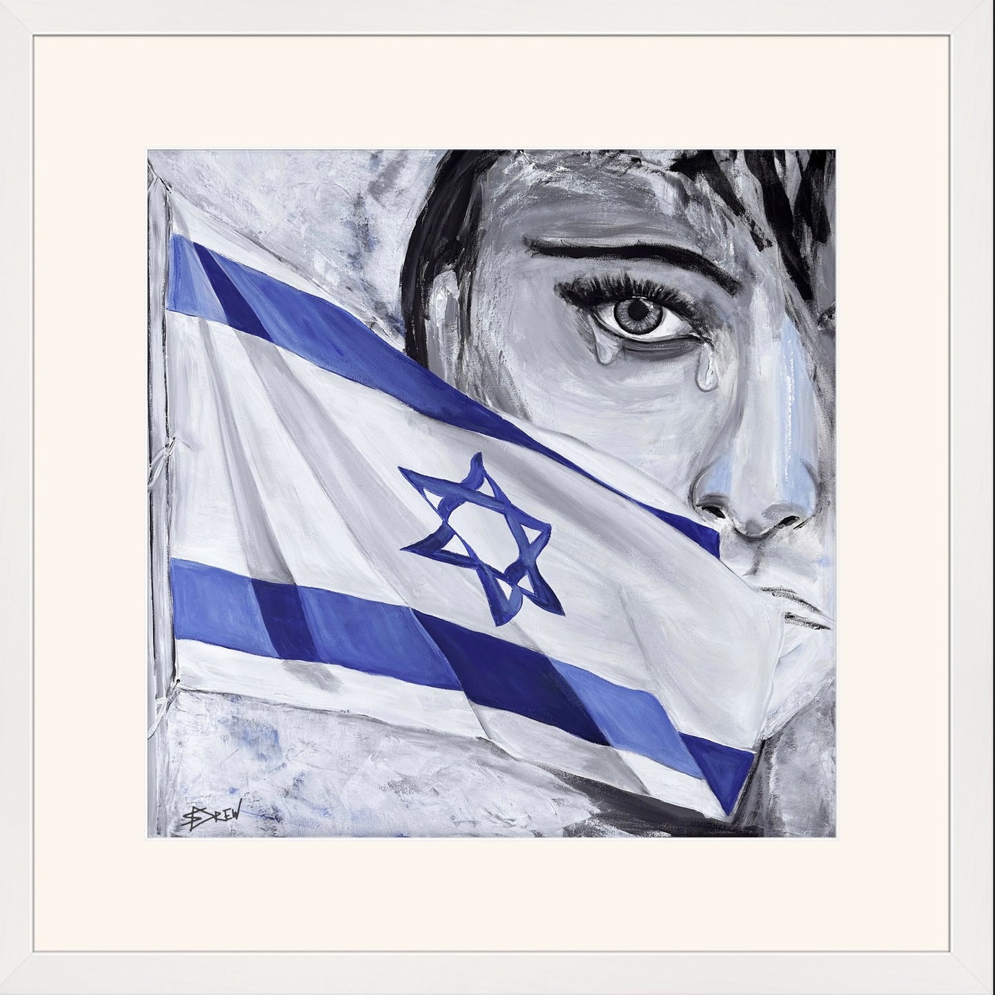 HATIKVAH, “THE HOPE” (Framed Print)