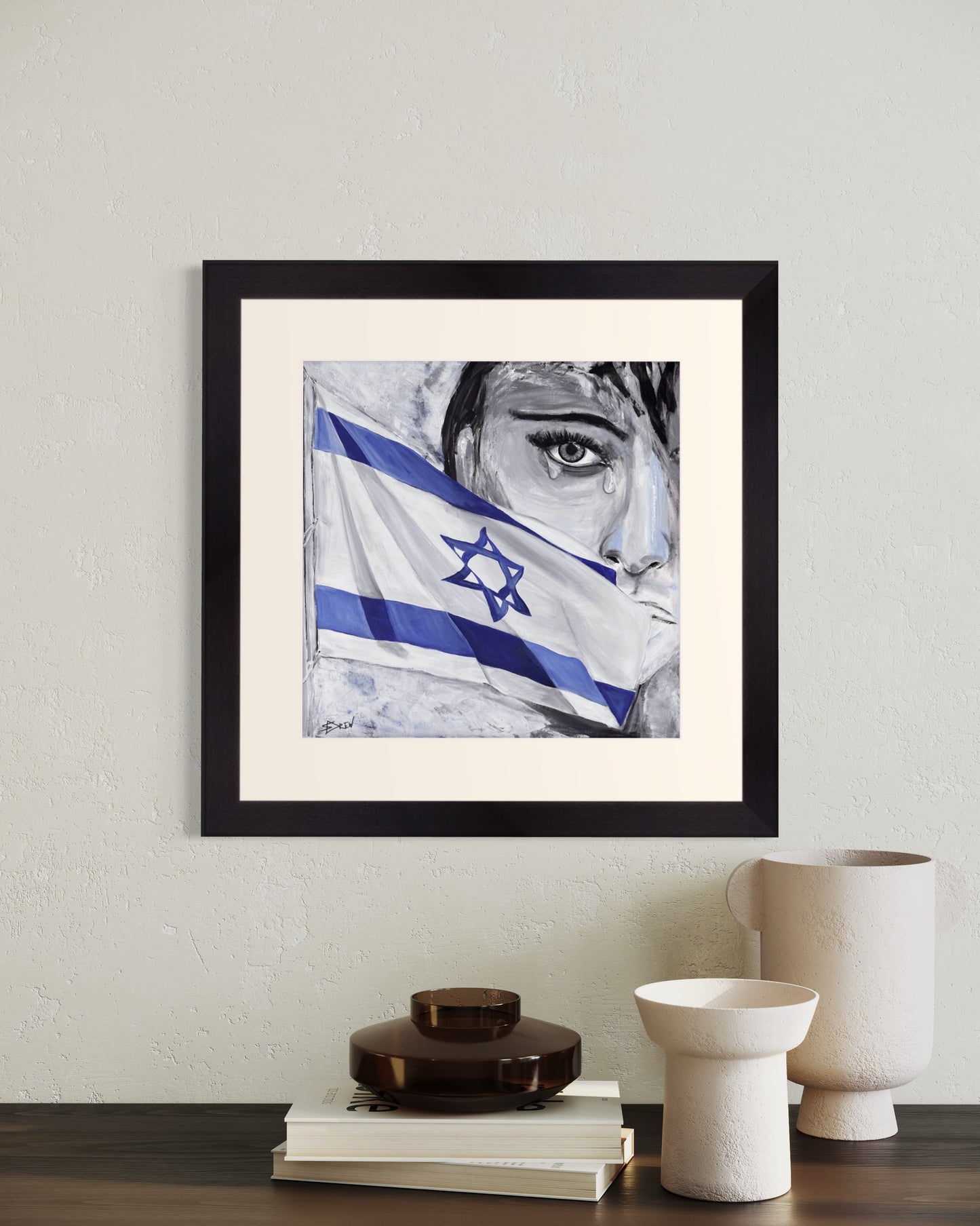 HATIKVAH, “THE HOPE” (Framed Print)
