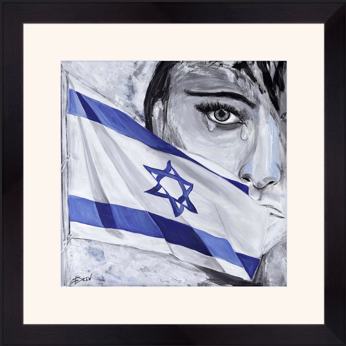 HATIKVAH, “THE HOPE” (Framed Print)