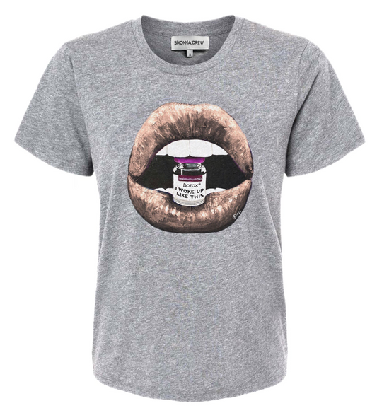 “BOTOX”  Vintage Grey Tee