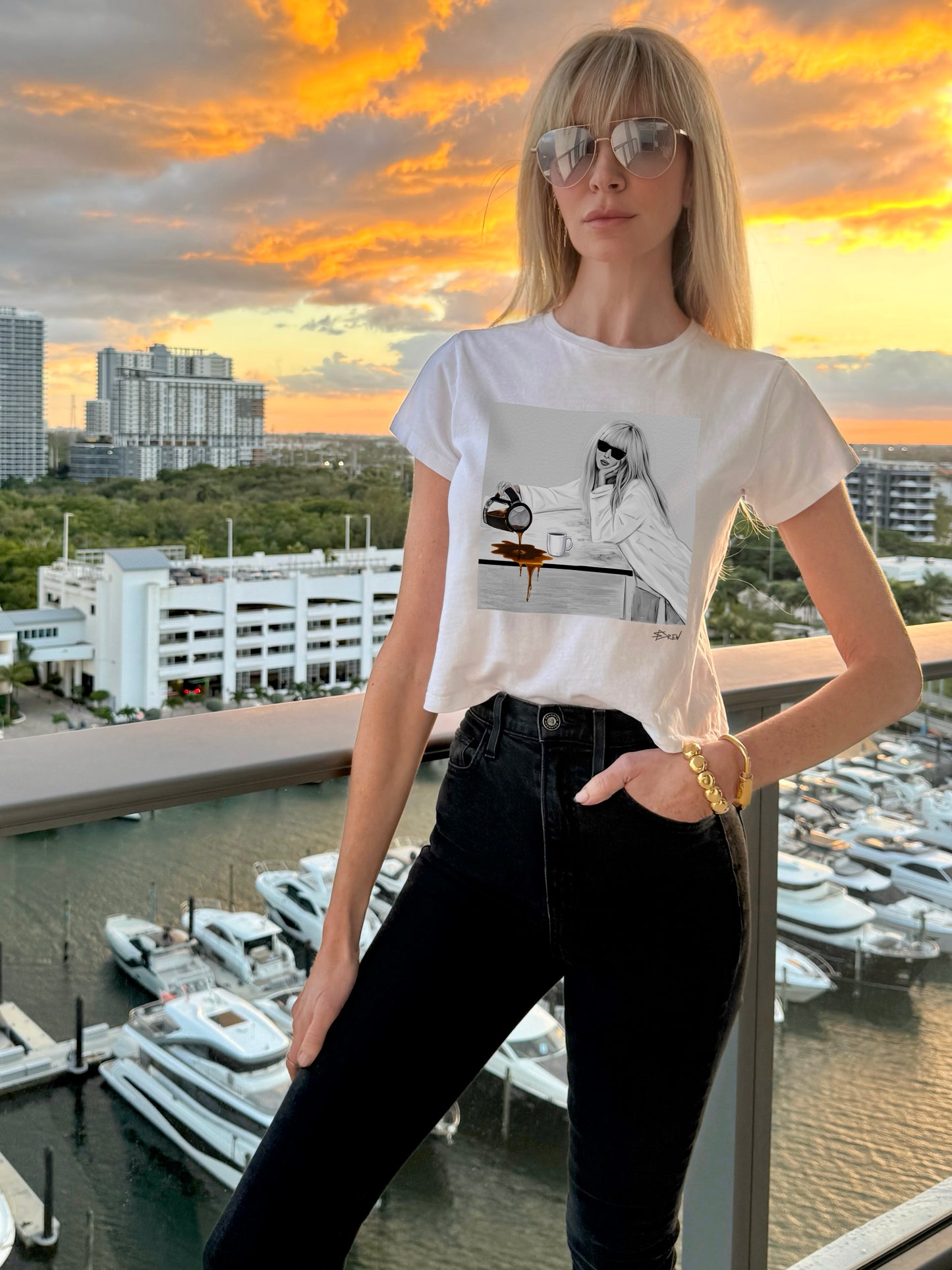 Billie Perfect Tee - Lost In Coffee