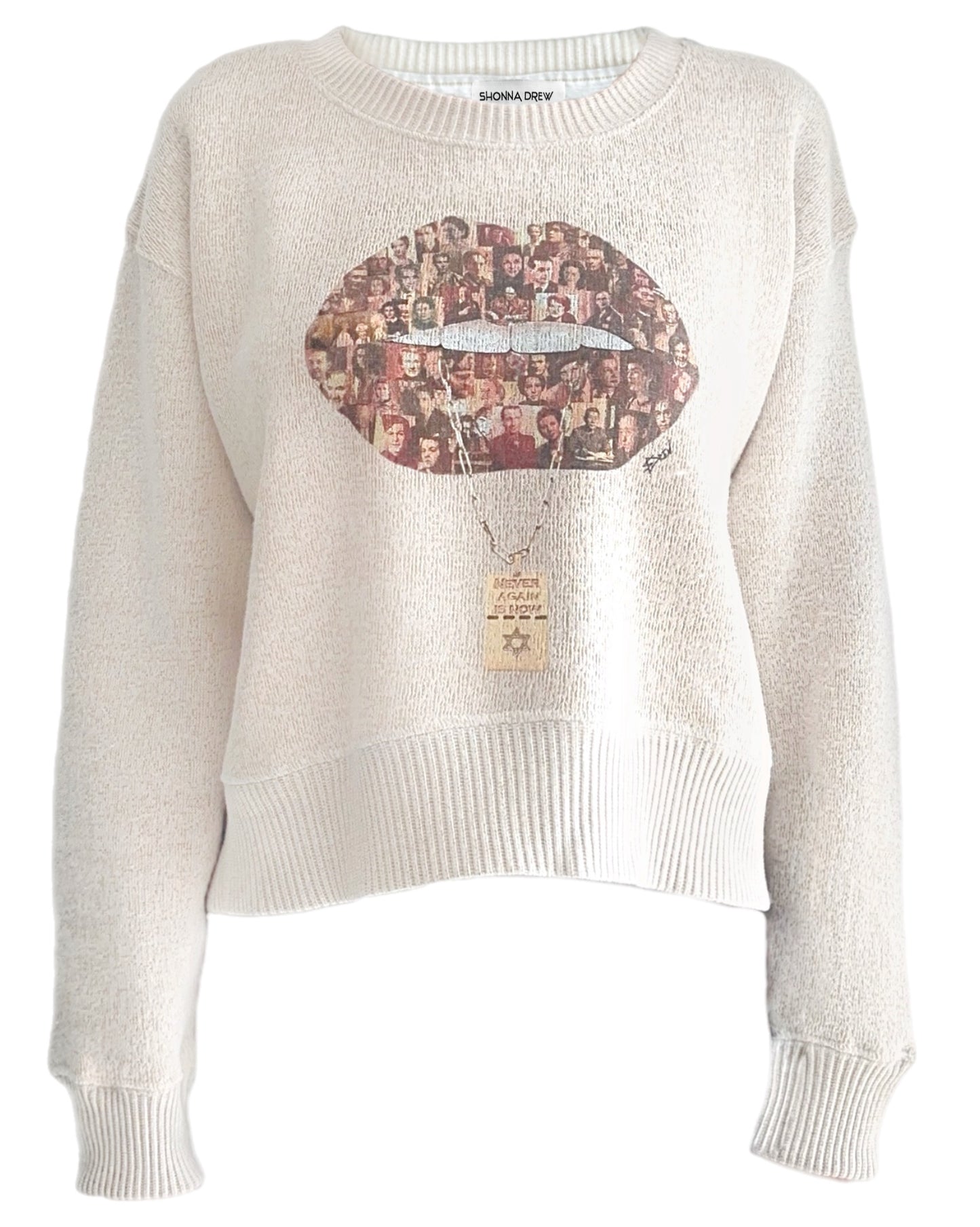 The Favorite Sweater “Never Again Is Now”