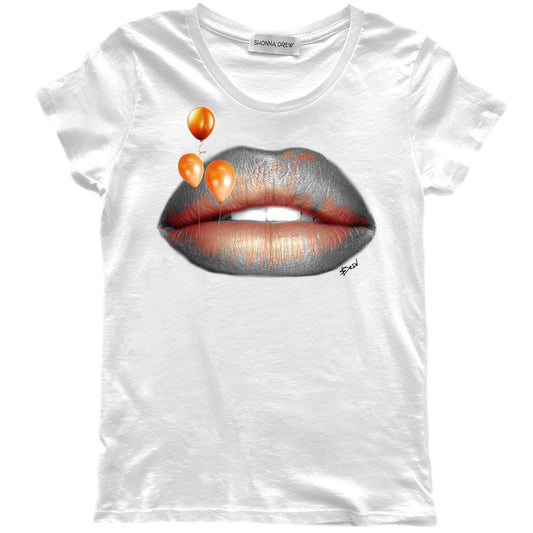 “The Rising” Slim White Tee
