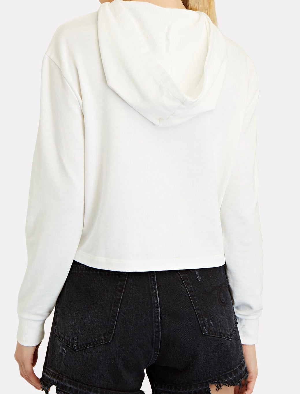 "Baby Blue” Cropped Hoodie