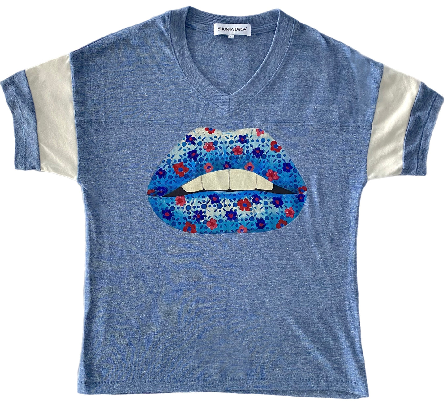 "Wildflowers" Football Tee