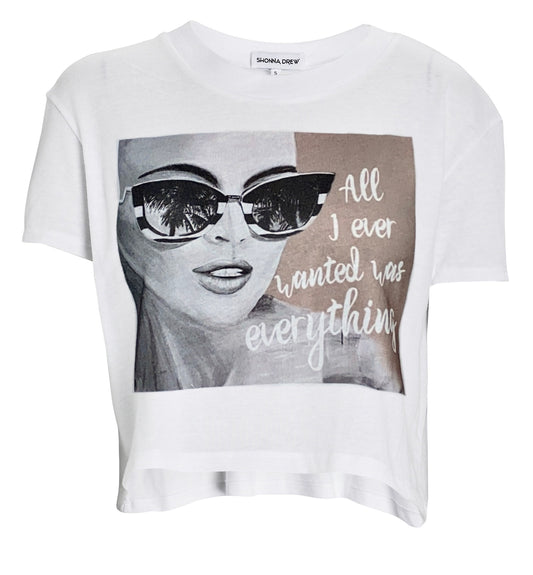 "All I Ever Wanted" Crop Kate Tee