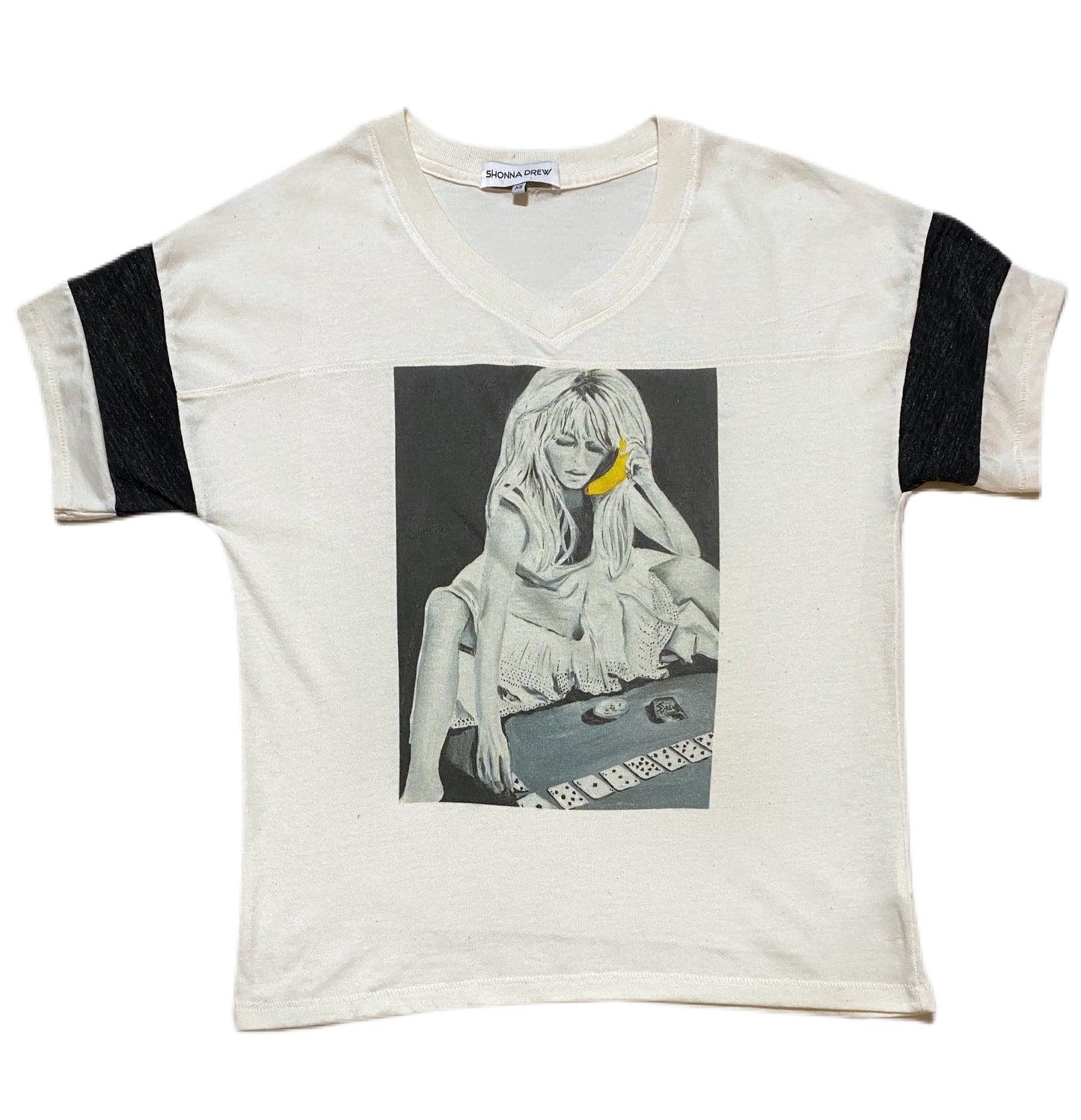 "Gone Bananas" Brigitte Football Tee
