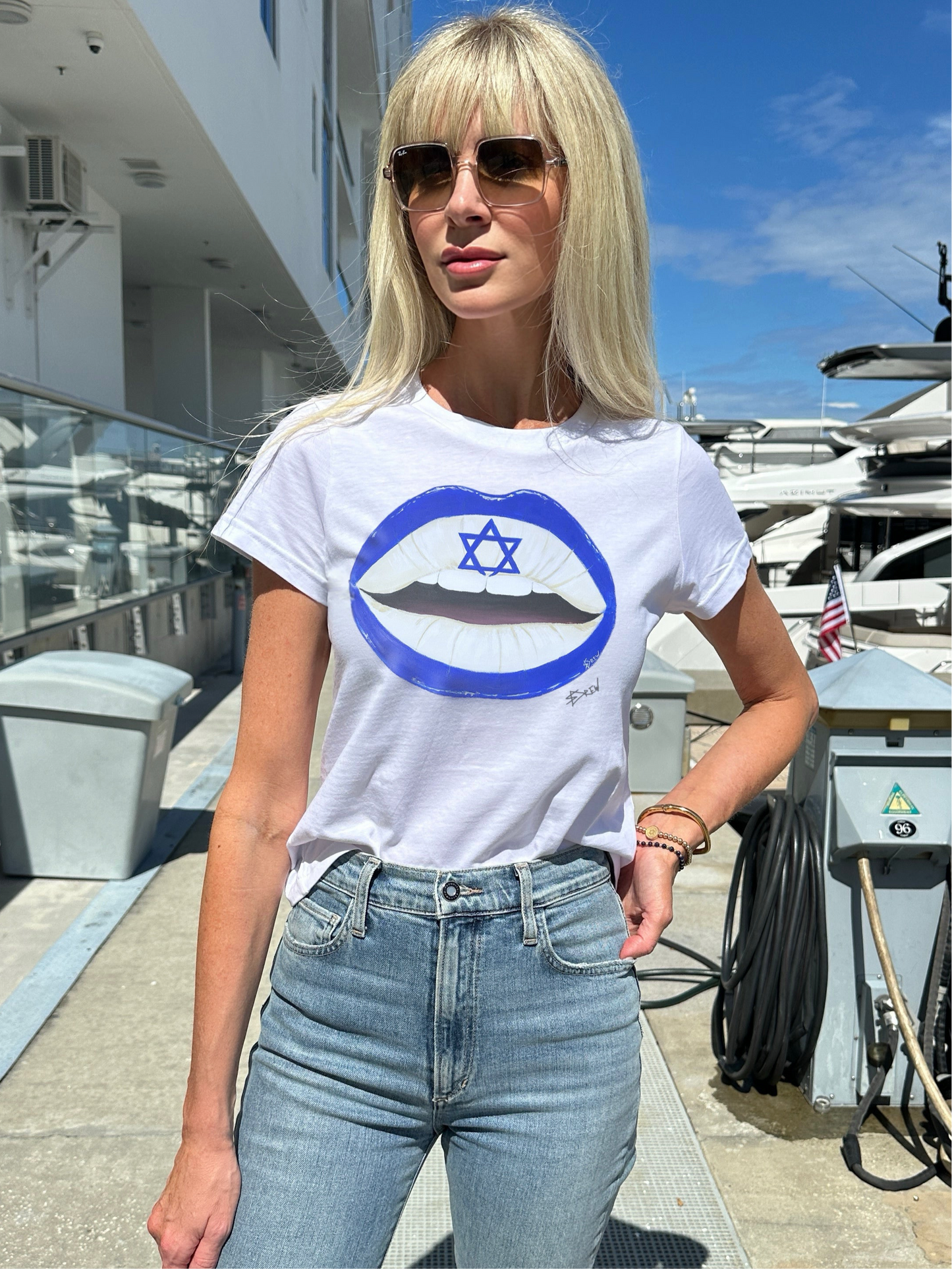 "Am Yisrael Chai" Classic White Tee