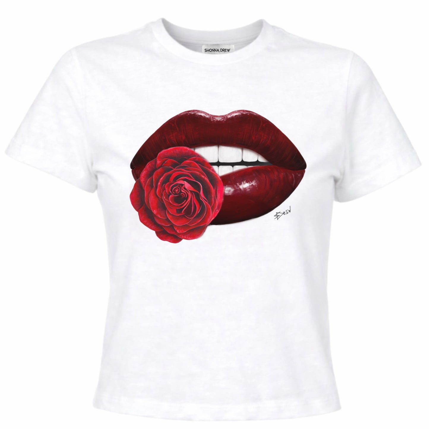 Billie Perfect Tee - Crimson Rose