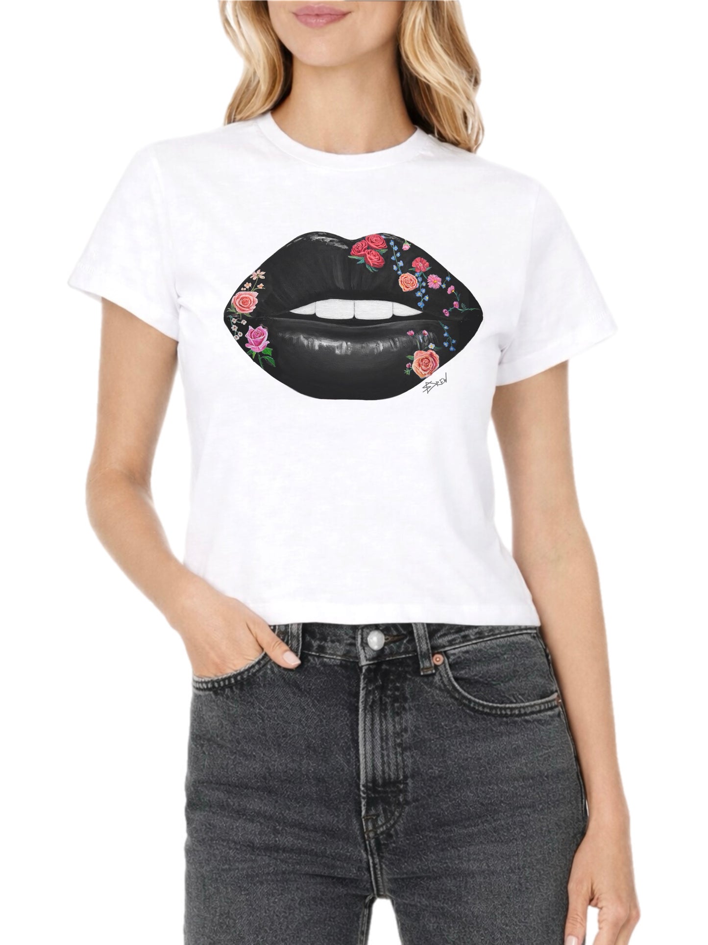 Billie Perfect Tee - Midnight Bloom