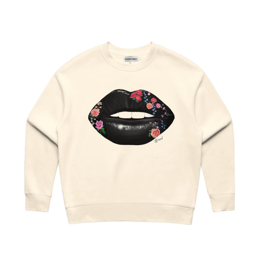 Lola Crewneck Sweatshirt - Midnight Bloom