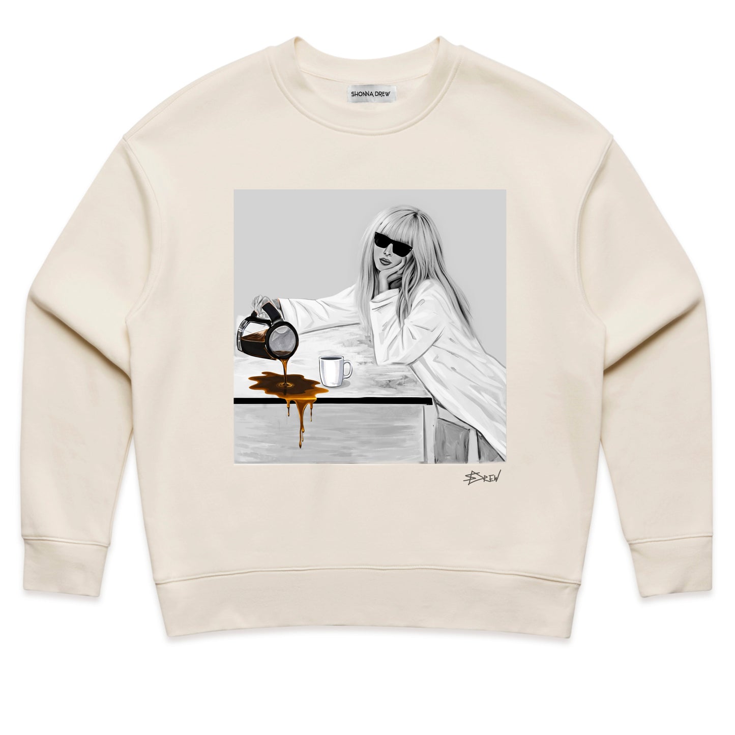 *Pre-Order Lola Relaxed Crew "Lost In Coffee”