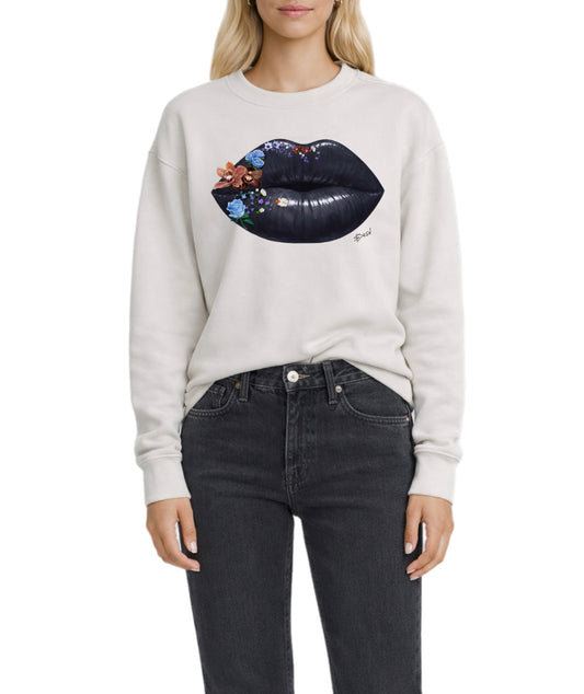 (*PREORDER) Lola Relaxed Crew "Noir Lips"