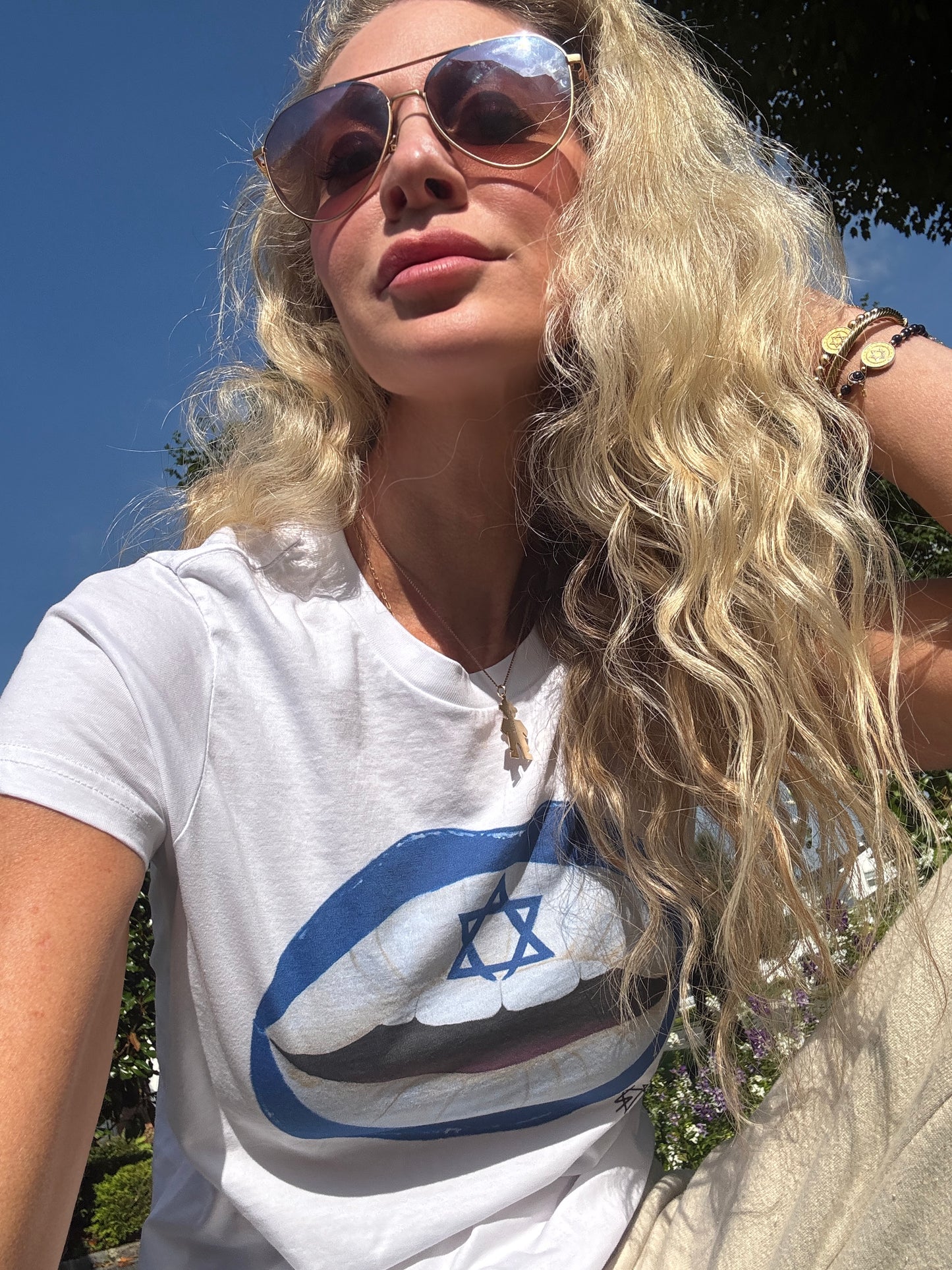 "Am Yisrael Chai" Classic White Tee