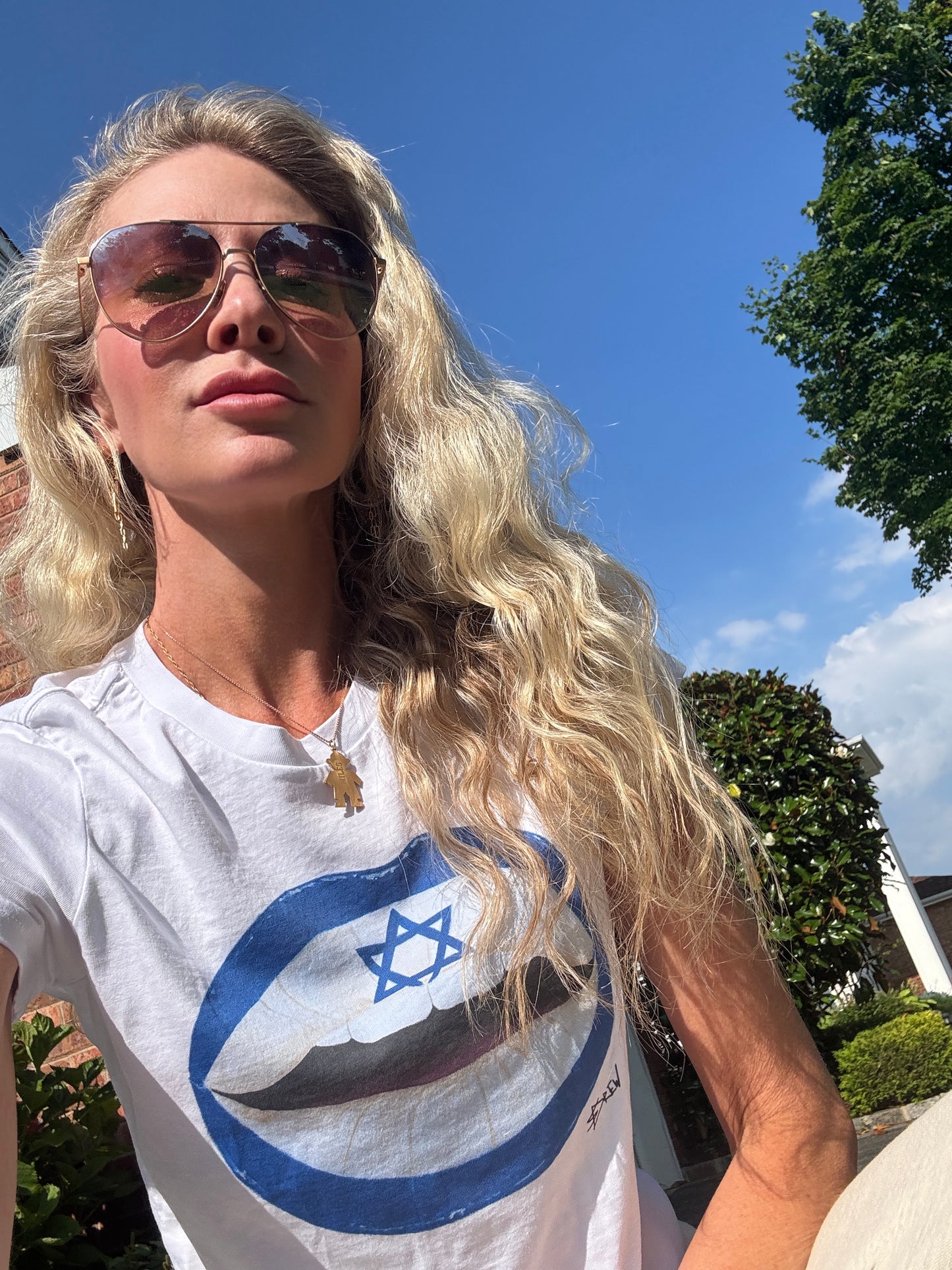 "Am Yisrael Chai" Classic White Tee