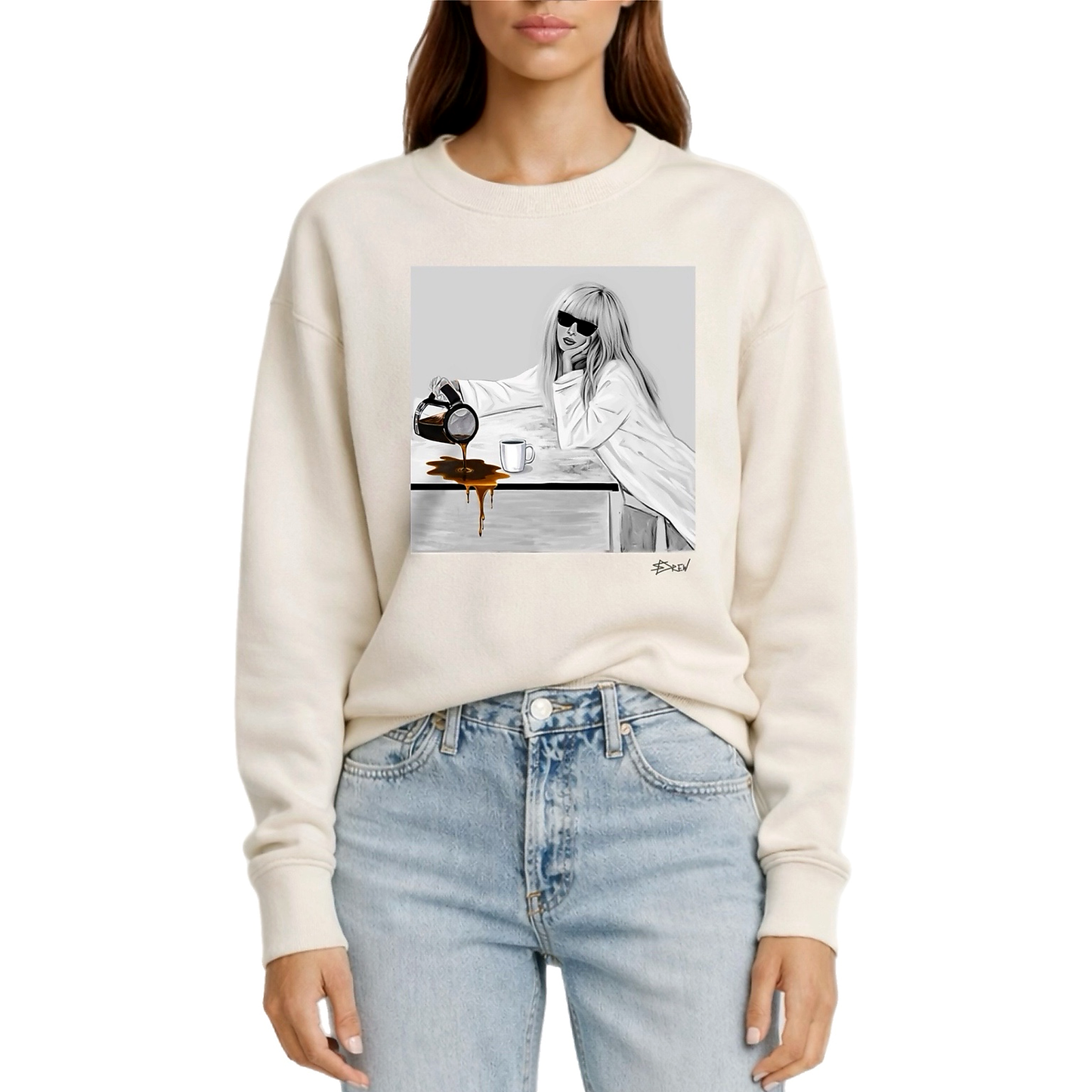 *Pre-Order Lola Relaxed Crew "Lost In Coffee”